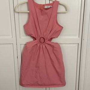 DAISY STREET SMALL Pink Cutout Mini Dress